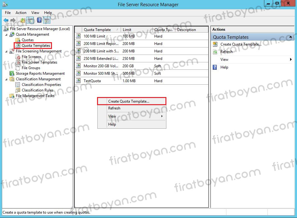 file server quota management