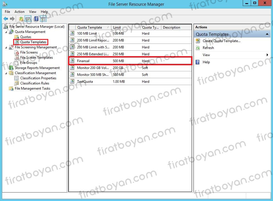 file server quota management