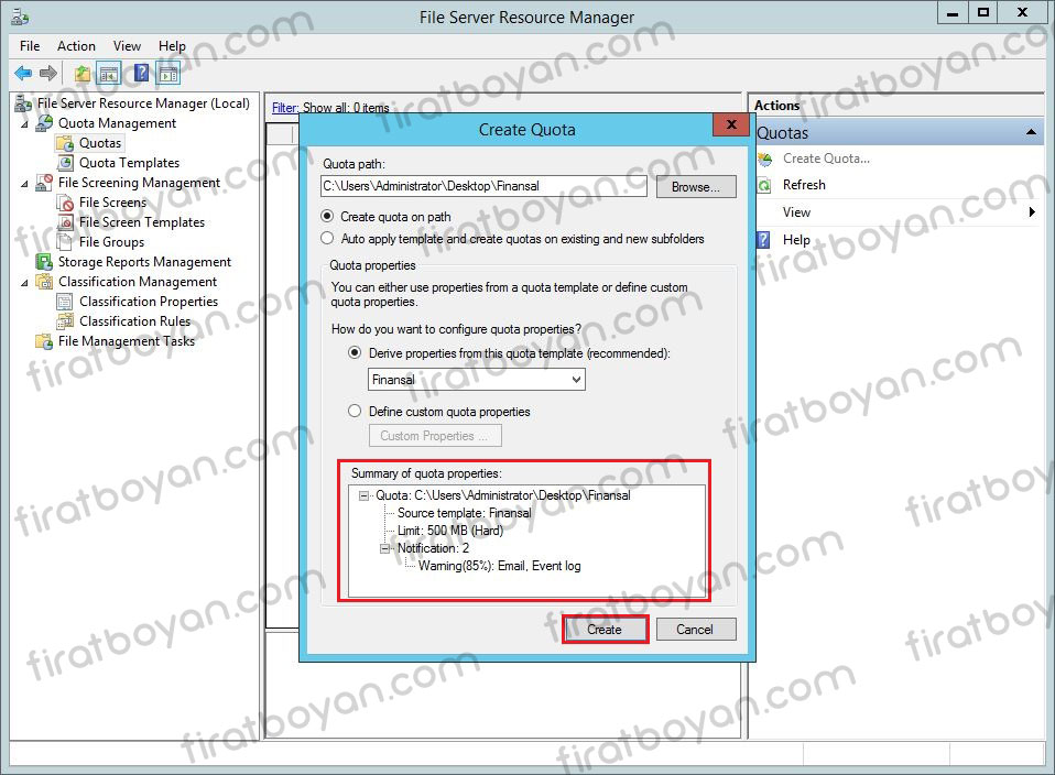 file server quota management