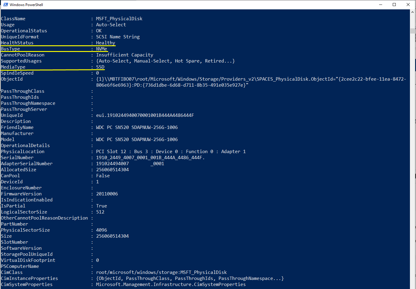 Powershell Ssd PowerShell ile Disk Türü (SSD/HDD) Nasıl Öğrenilir?