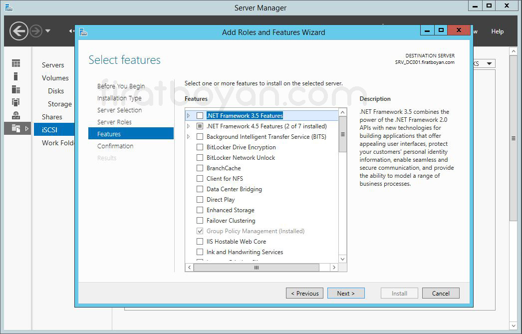 Windows Server 2012 Hyper-V Failover Cluster Kurulumu