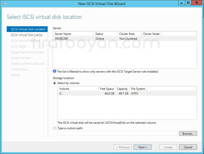 Windows Server 2012 Hyper-V Failover Cluster Kurulumu