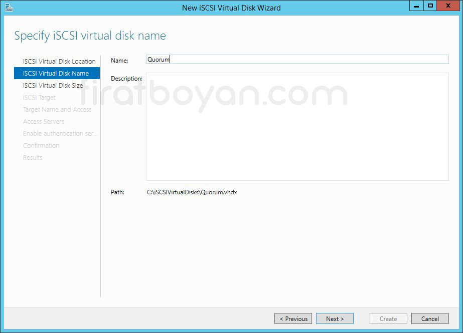 Windows Server 2012 Hyper-V Failover Cluster Kurulumu