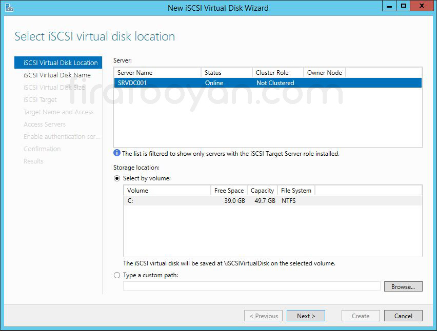 Windows Server 2012 Hyper-V Failover Cluster Kurulumu