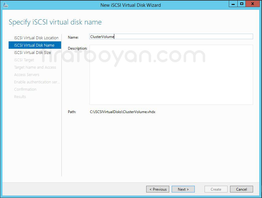 Windows Server 2012 Hyper-V Failover Cluster Kurulumu