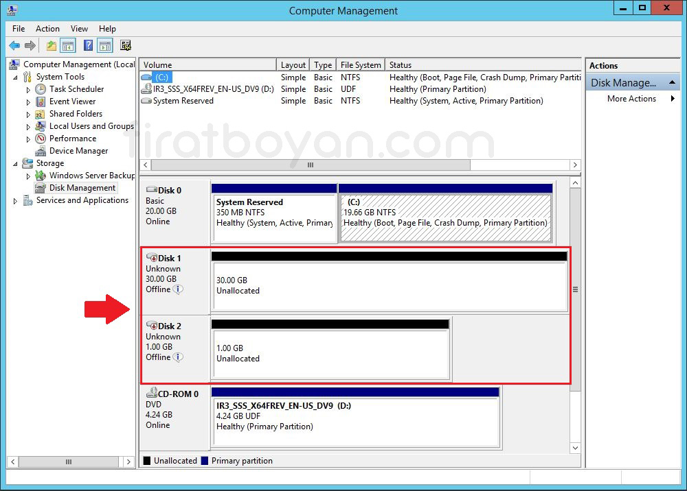 Windows Server 2012 Hyper-V Failover Cluster Kurulumu