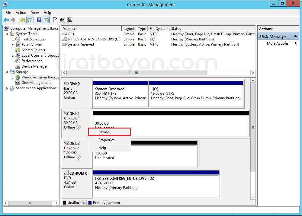 Windows Server 2012 Hyper-V Failover Cluster Kurulumu