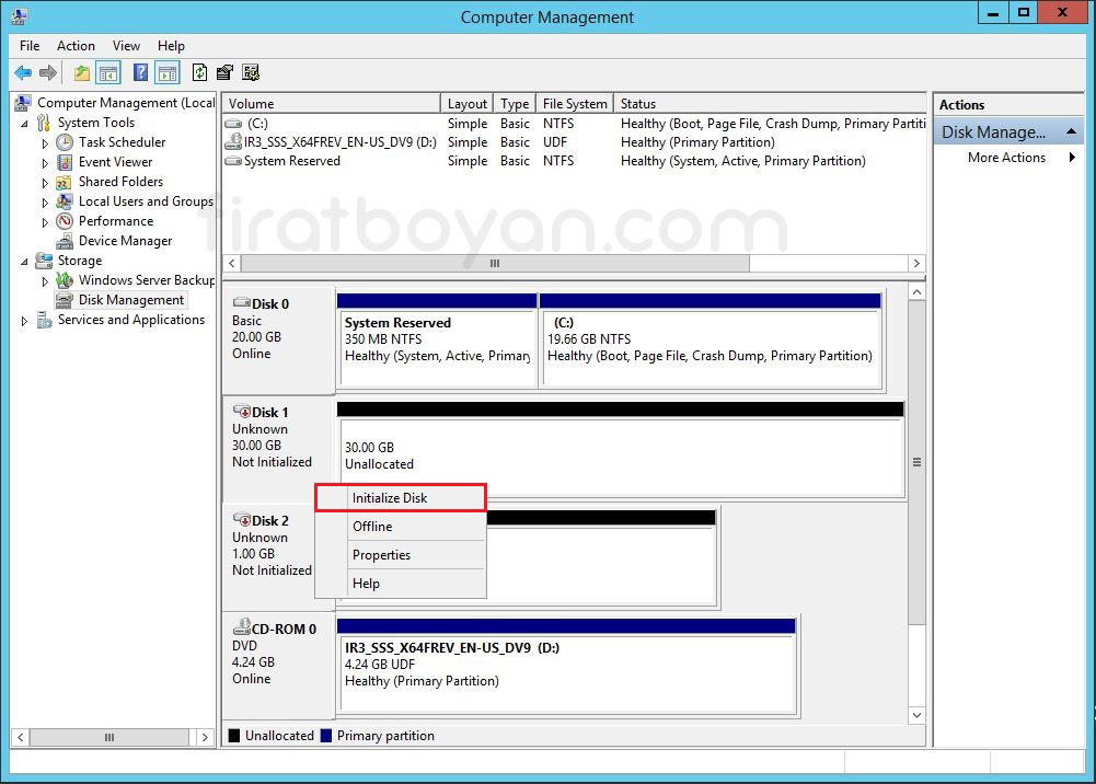 Windows Server 2012 Hyper-V Failover Cluster Kurulumu