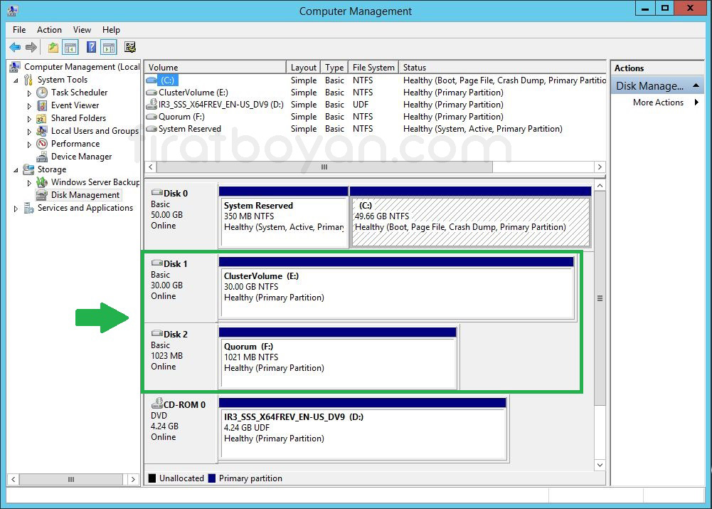 hyper-v failovercluster