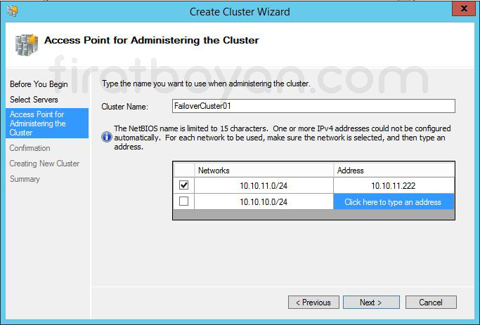 Windows Server 2012 Hyper-V Failover Cluster Kurulumu