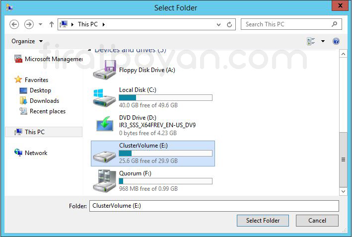 hyper-v failover cluster
