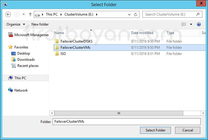  hyper-v failover cluster