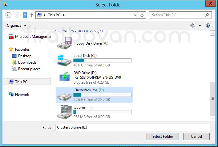 hyper-v failover cluster