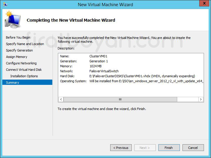 hyper-v failover cluster