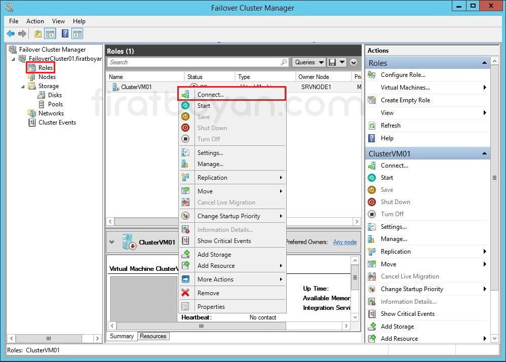 hyper-v failover cluster