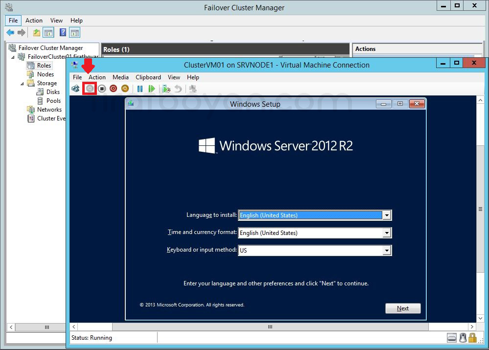 hyper-v failover cluster