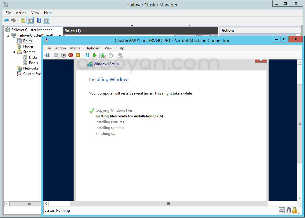 hyper-v failover cluster
