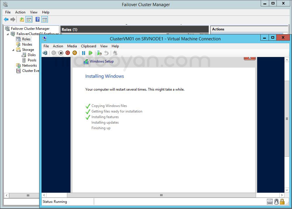 hyper-v failover cluster