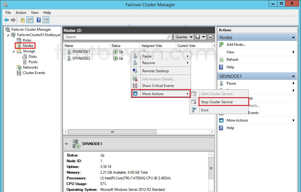 hyper-v failover cluster