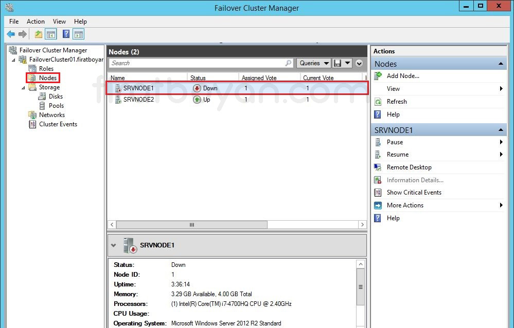 hyper-v failover cluster