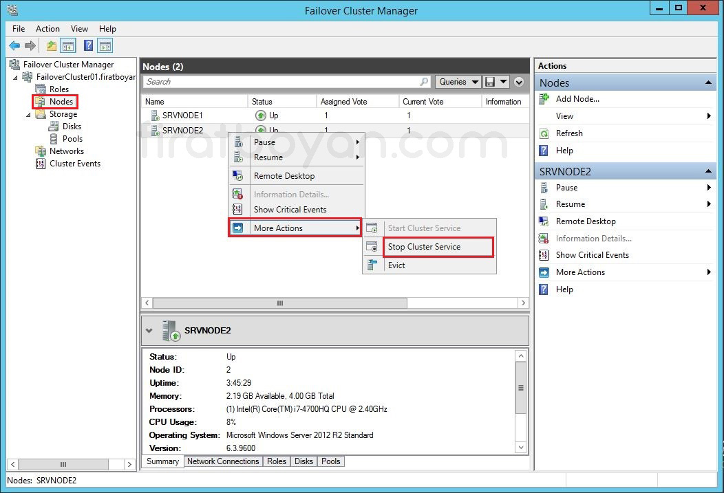 hyper-v failover cluster