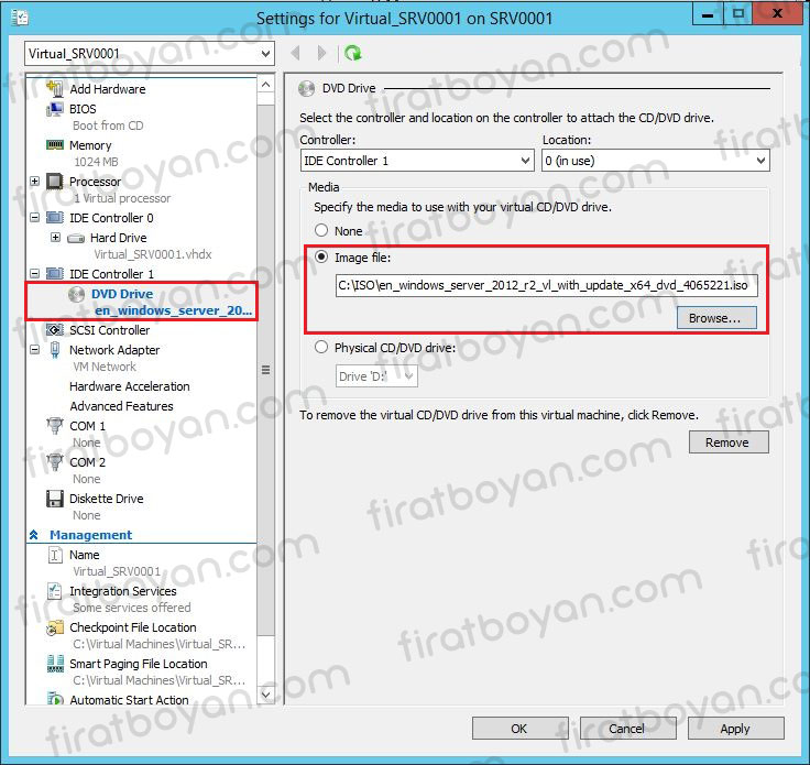 hyper-v kurulum,yapılandırma