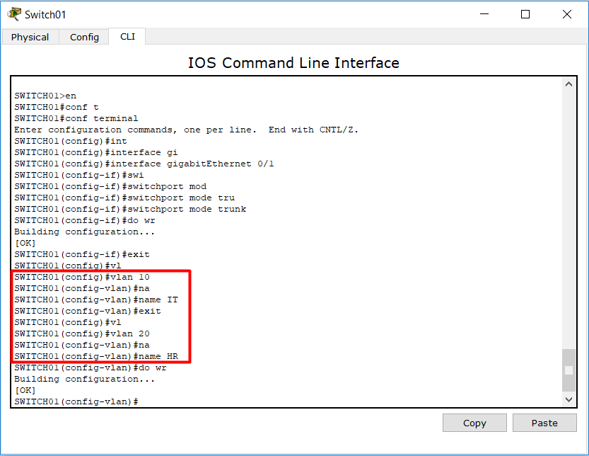 Inter Vlan Routing