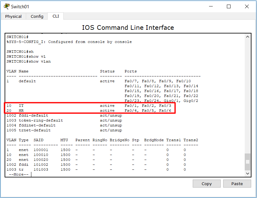 Inter Vlan Routing