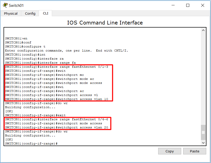 Inter Vlan Routing