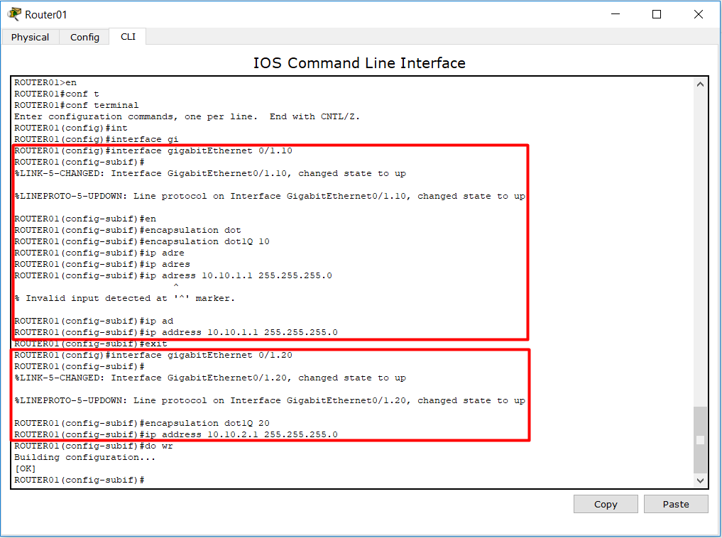 Inter Vlan Routing