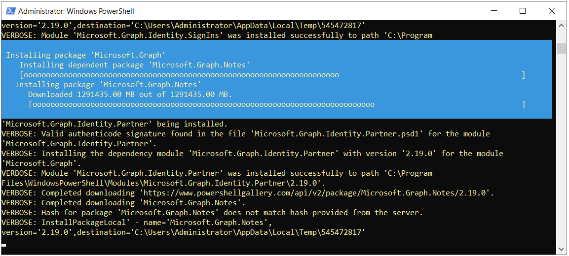 Microsoft.Graph (MgGraph) Modül Kurulumu