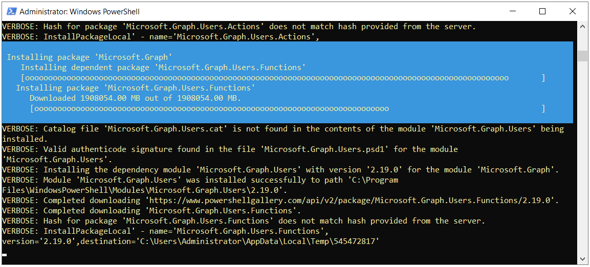 Microsoft.Graph (MgGraph) Modül Kurulumu