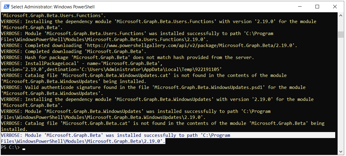 Microsoft.Graph (MgGraph) Modül Kurulumu