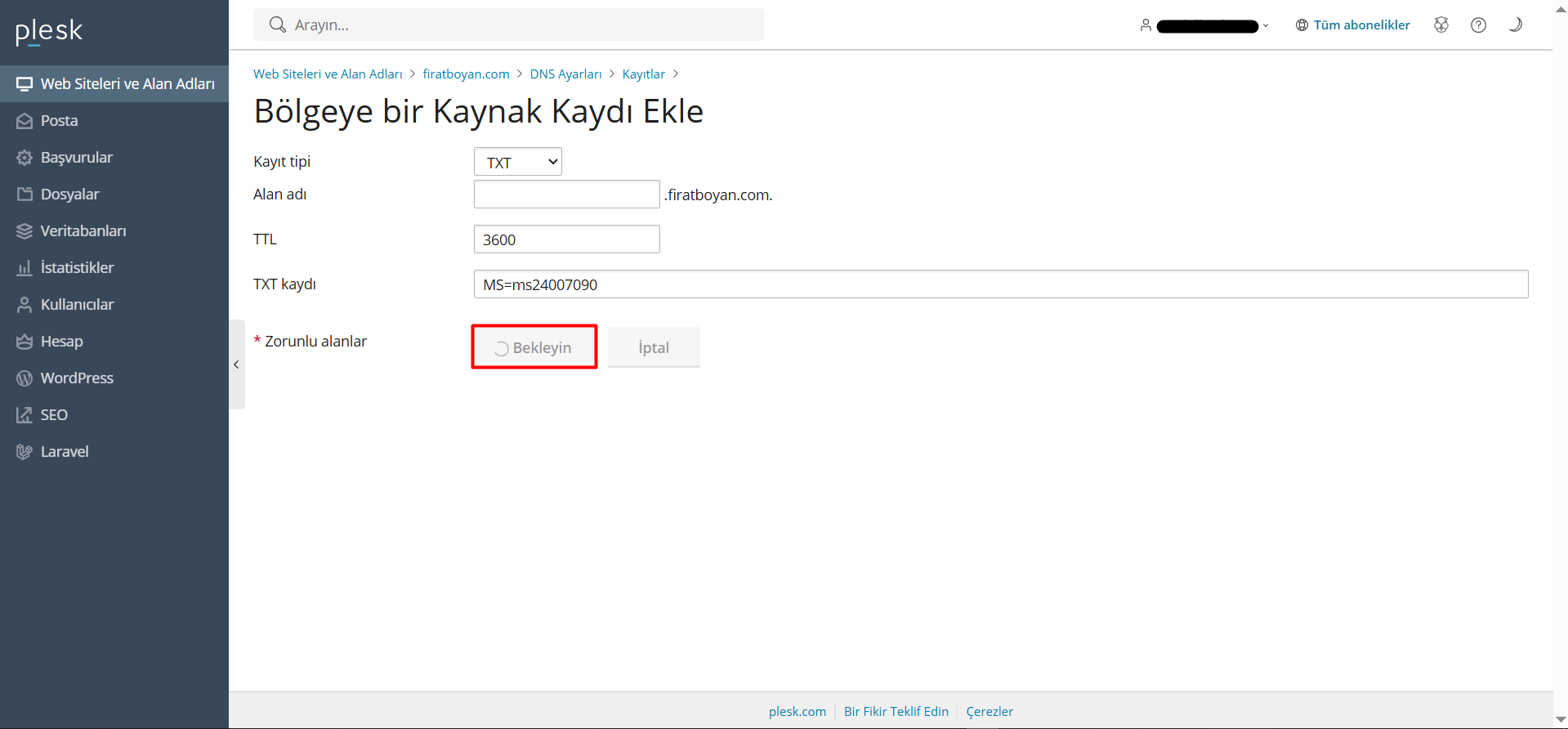 Microsoft 365’te Domain Ekleme