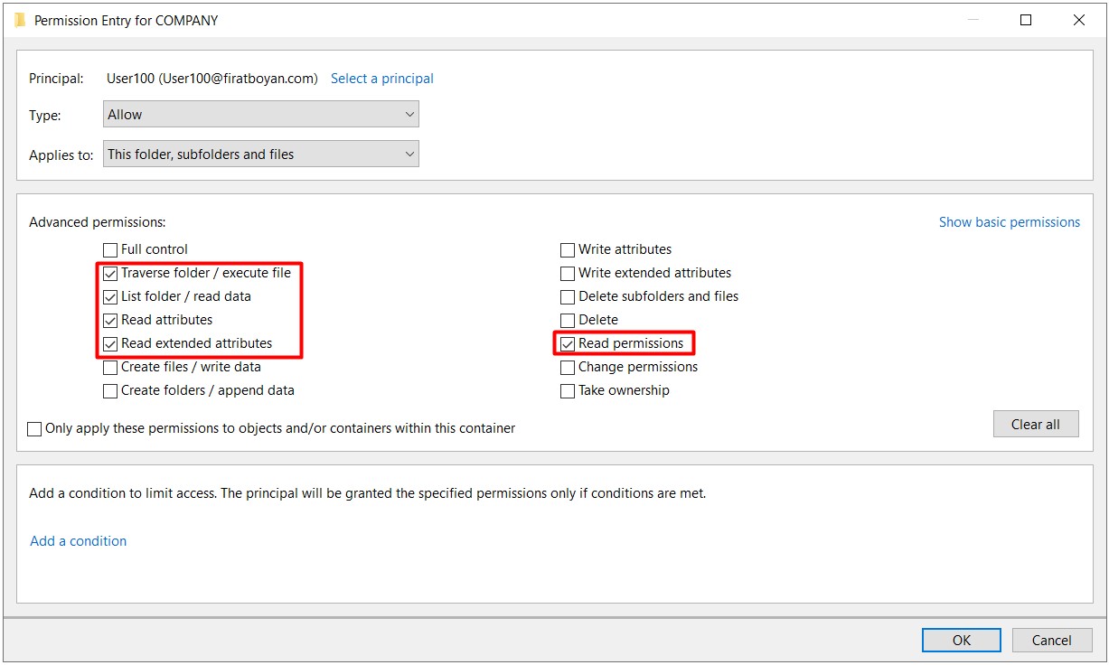 NTFS (New Technology File System) İzinleri (Security Permissions)