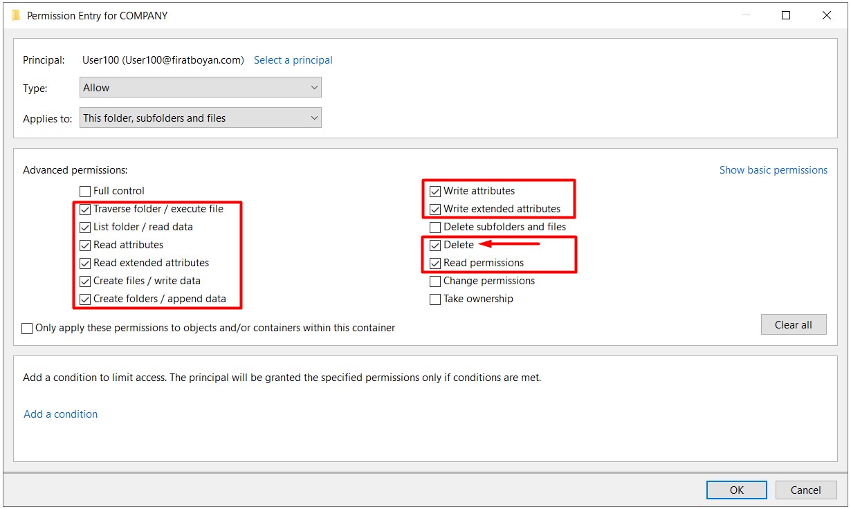 NTFS (New Technology File System) İzinleri (Security Permissions)