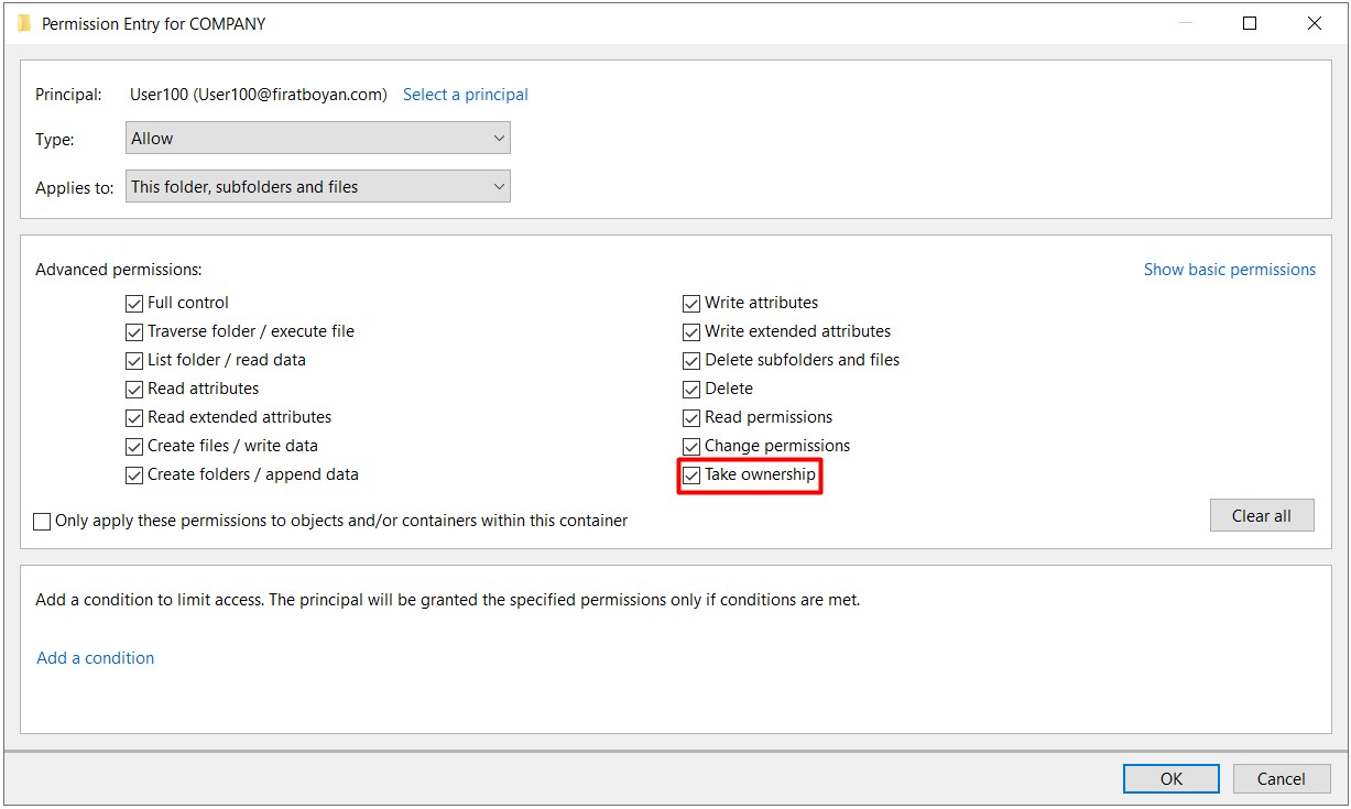 NTFS (New Technology File System) İzinleri (Security Permissions)