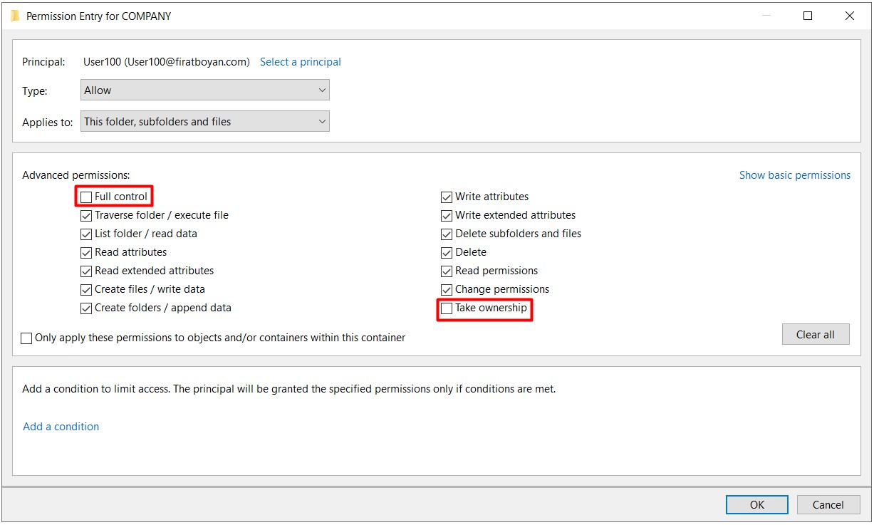 NTFS (New Technology File System) İzinleri (Security Permissions)