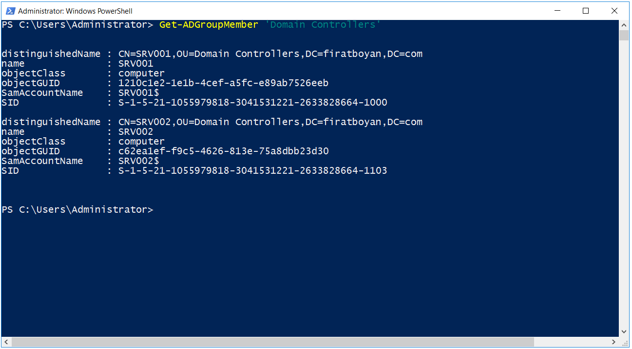 powershell ile additional dc kurulumu