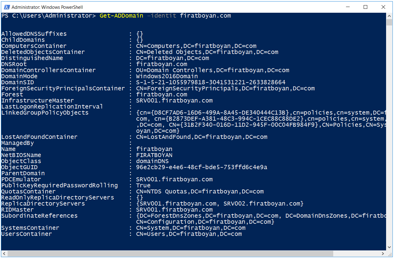 powershell ile additional dc kurulumu