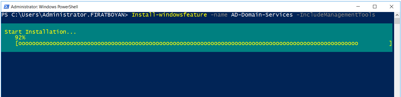 powershell ile additional dc kurulumu