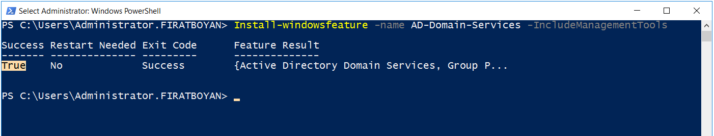 powershell ile additional dc kurulumu