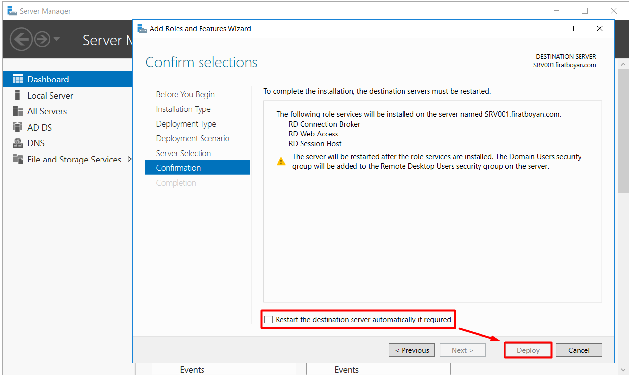 Remote Desktop Service Kurulumu ve Lisanslama