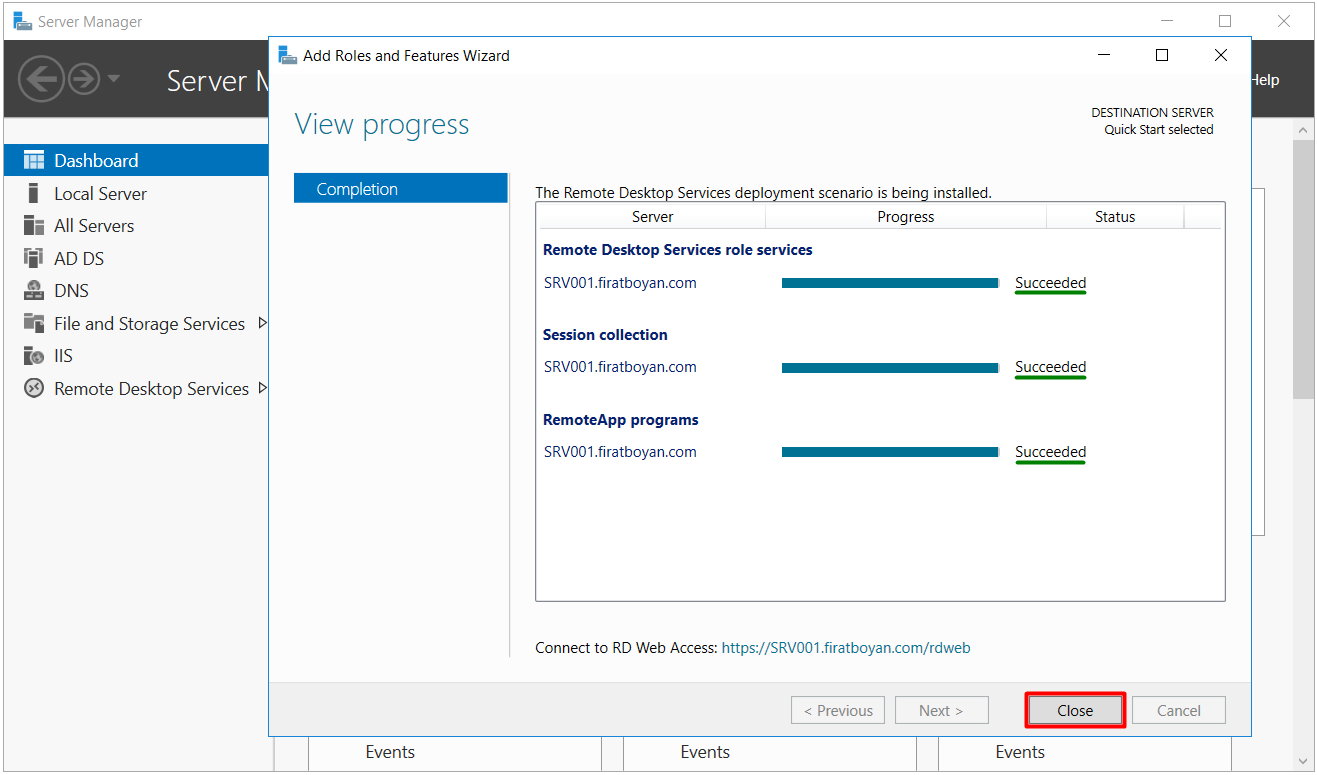 Remote Desktop Service Kurulumu ve Lisanslama