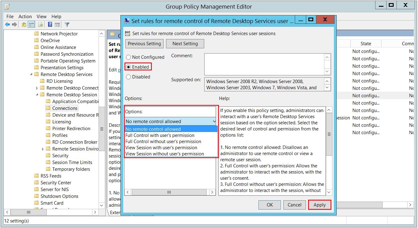 Remote Desktop Shadow-RDP Shadow Hatası ve Çözümü