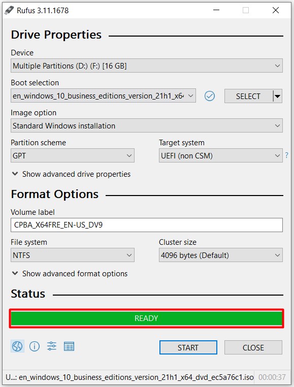 Rufus ile Windows 10 Bootable USB Disk oluşturma