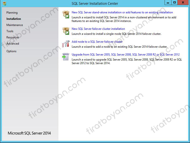 sql server 2014 kurulumu-firatboyan.com