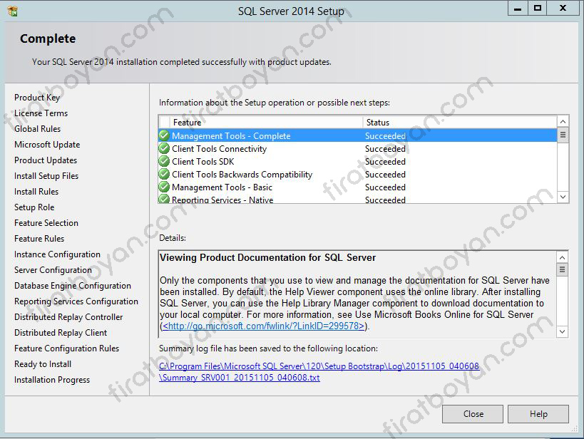 sql server 2014 kurulumu-firatboyan.com