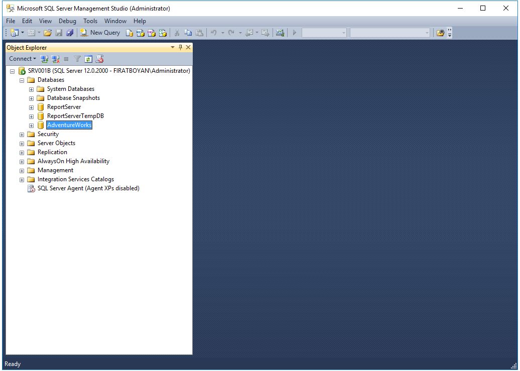  sql server database log dosyası temizleme, küçültme