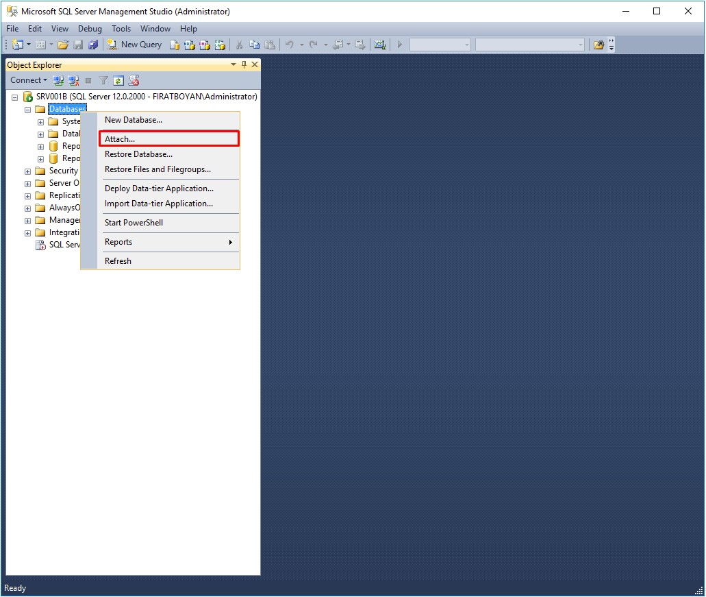 sql server database log dosyası temizleme, küçültme